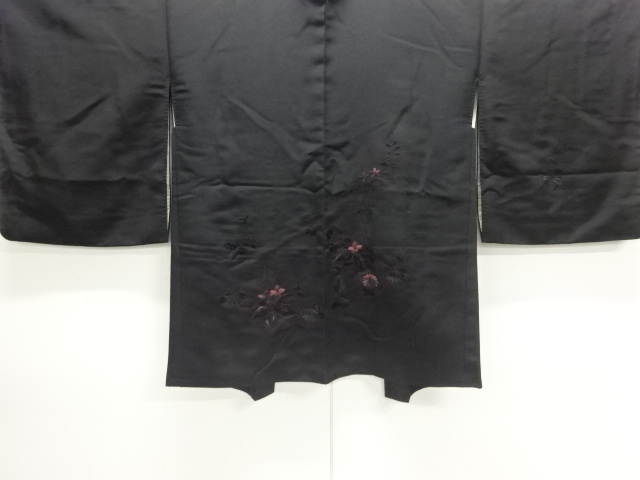 JAPANESE HAORI / EMBROIDERY / FLORAL PLANTS